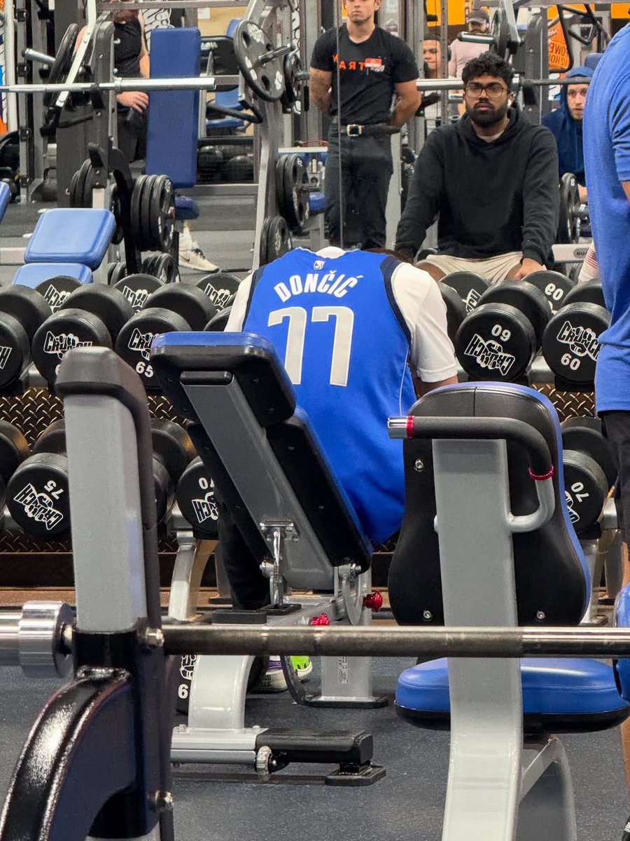 Bro looks heartbroken. I know he’s about to get swole
