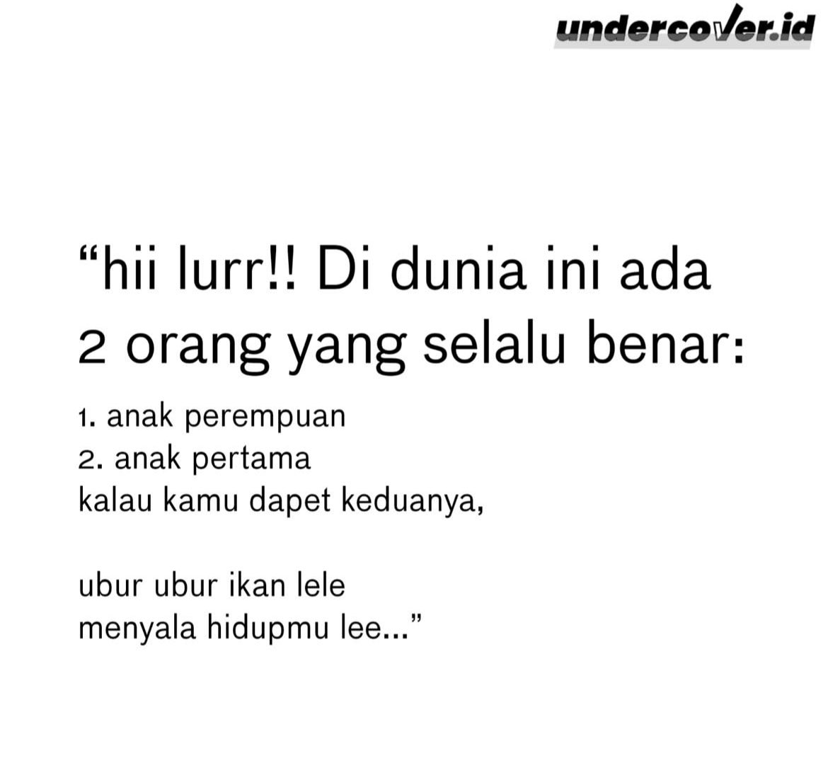 cufrdy's tweet photo. Ubur ubur ikan lele, kamu dapet ya mana leeee ? Apa keduanya ? Aku keduanya 😂 https://t.co/Zmvg9VfrwP