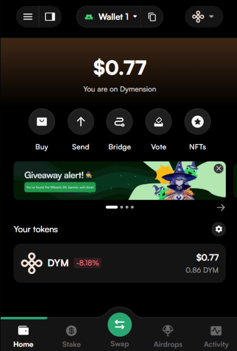 wamitsub's tweet photo. @leap_wallet @dymwizards @dymension https://t.co/UarrAndW4Y