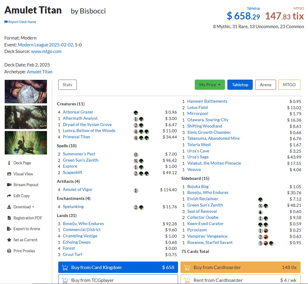 Arthur (@arthurbisbocci) on Twitter photo Got the trophy trying some things.
- Takenuma was <a href="/VitorCarva1ho01/">Victor Carvalho</a> idea as a way to loop analyst in a diferent angle, or scapeshift line without the 2nd pact.
- The idea behind the SB gsz is that it's a better card post board when we have more useful targets.
1/2 Got the trophy trying some things.
- Takenuma was <a href="/VitorCarva1ho01/">Victor Carvalho</a> idea as a way to loop analyst in a diferent angle, or scapeshift line without the 2nd pact.
- The idea behind the SB gsz is that it's a better card post board when we have more useful targets.
1/2