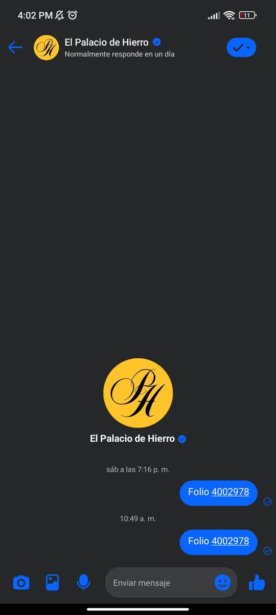 Shak_771's tweet photo. @palaciohierro Enviado 2 veces y sigo sin respuesta, mi intención era hacer la devolución para comprar la talla correcta pero después de está muy mala experiencia, sólo quiero mi dinero de vuelta https://t.co/SflqV0Pgh1