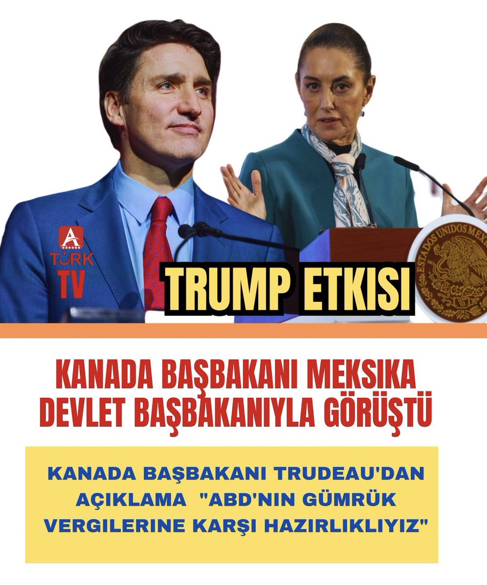 Trudeau: "ABD'nin Gümrük Vergilerine Hazırlıklıyız"

ABD, Kanada ve Meksika'dan%25, Çin'den ithalata%10, ek vergi kararı aldı. Trudeau, "Hazırlıklıyız" dedi.  

#Kanada #ABD #GümrükVergisi #Ekonomi  #atürktv #trump #usa