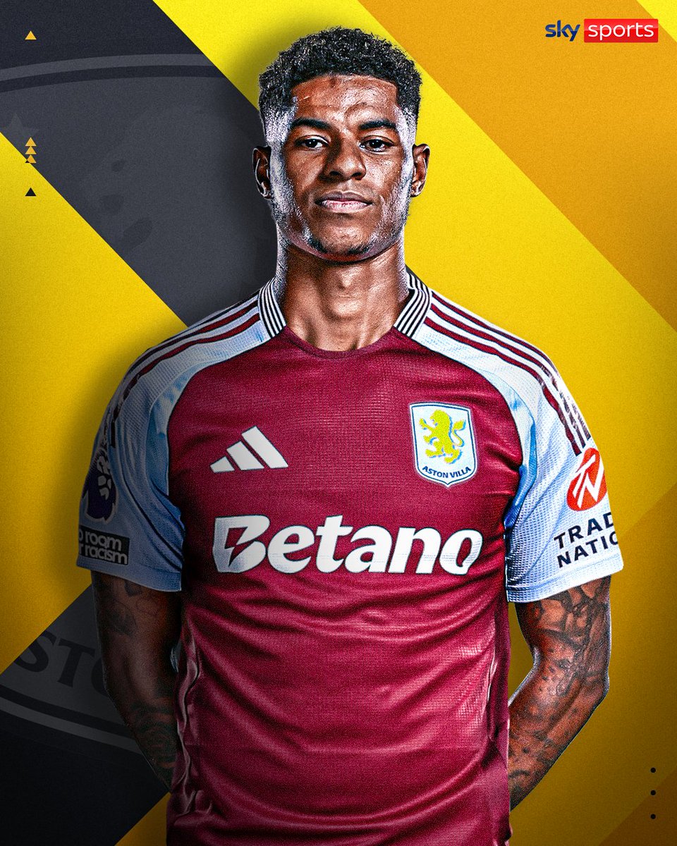 SkySportsPL's tweet photo. BREAKING! Aston Villa confirm the loan signing of Marcus Rashford from Manchester United 📝 https://t.co/QXiUrTXQvU