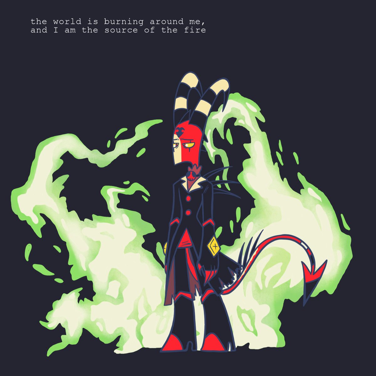 haaagfish's tweet image. just coping by drawing Blitz, sorry... 
#HelluvaBoss #HelluvaBossBlitzø