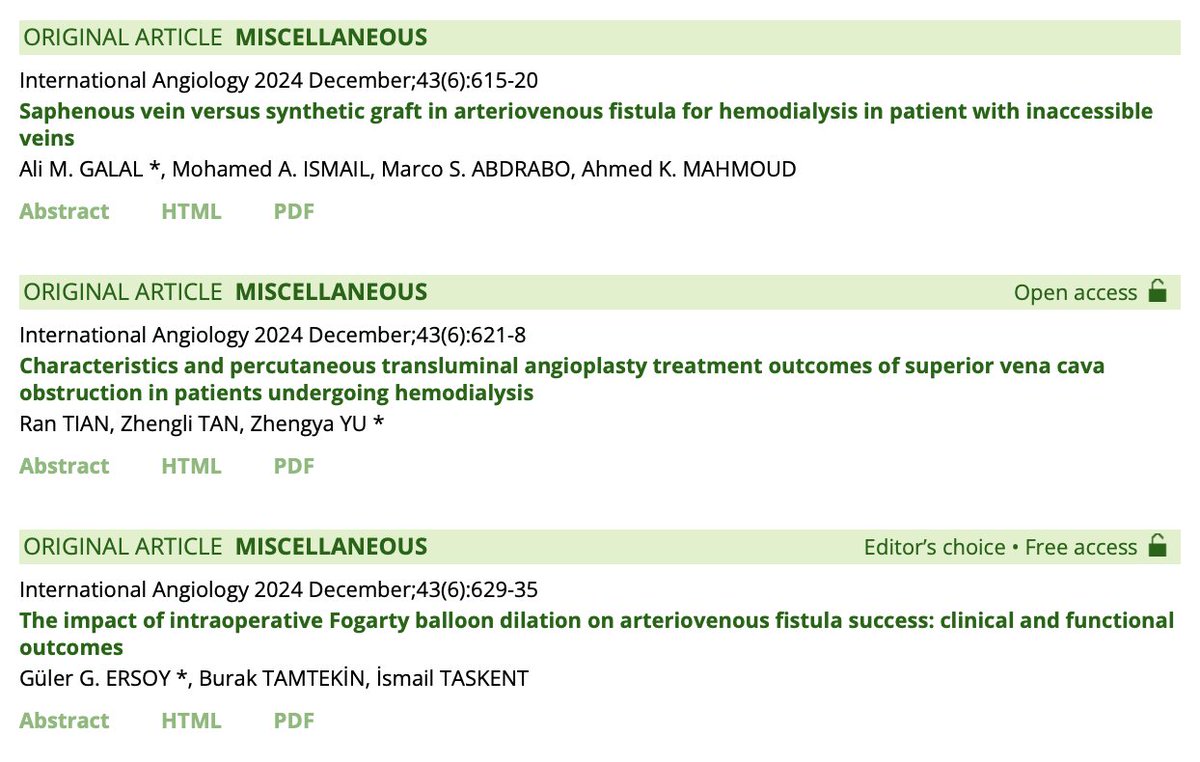 International Angiology tweet media