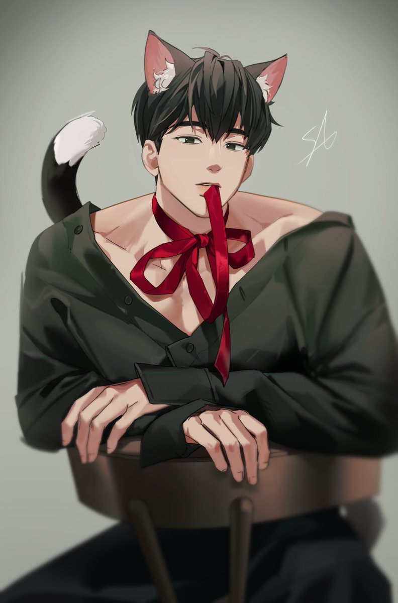 #Plave #플레이브 
#HAMIN #하민 

🐈‍⬛🐾🐾