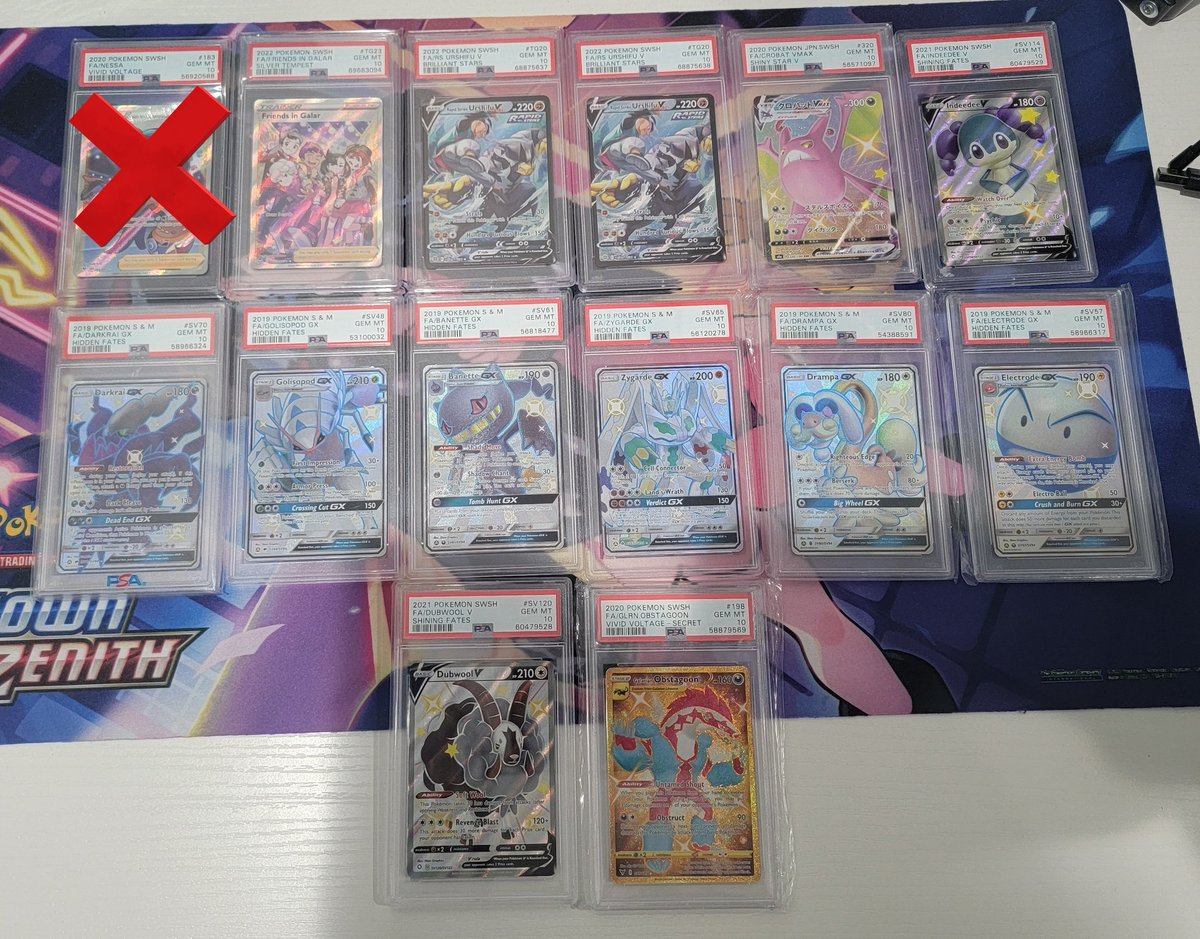 <a href="/newagemiguel/">Miguel B</a> 1️⃣-2️⃣ Mix of English and Japanese (85%-90% TCG Player/eBay for 🇯🇵)
3️⃣ Charizard UPC (has a small tear, $190 shipped)
4️⃣ PSA 10s (85% eBay)

Open to trades and offers.

Add $1 PWE / $5 BMWT