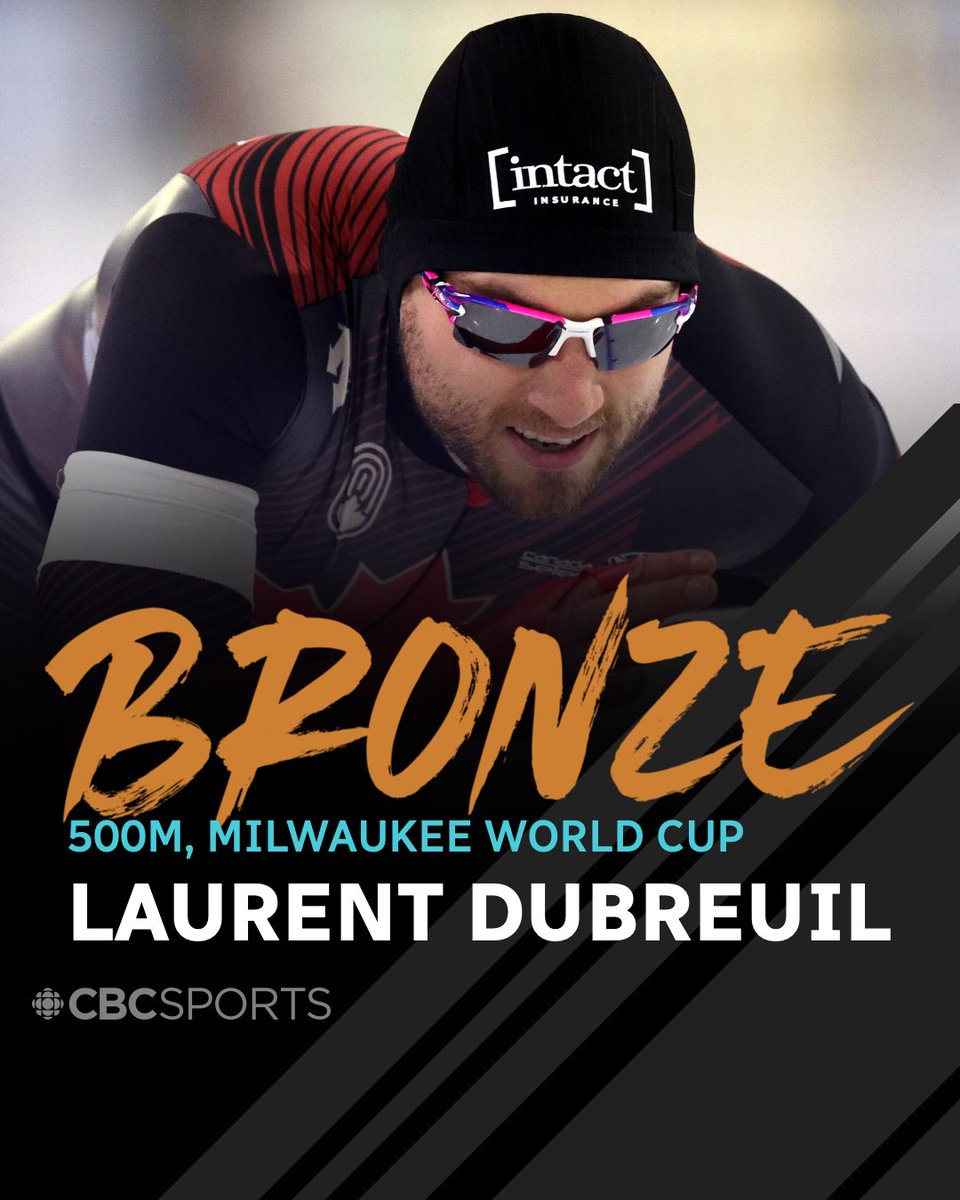DOUBLE BRONZE FOR DUBREUIL! 🥉🥉

Laurent Dubreuil wins his second Bronze in the 500m in Milwaukee