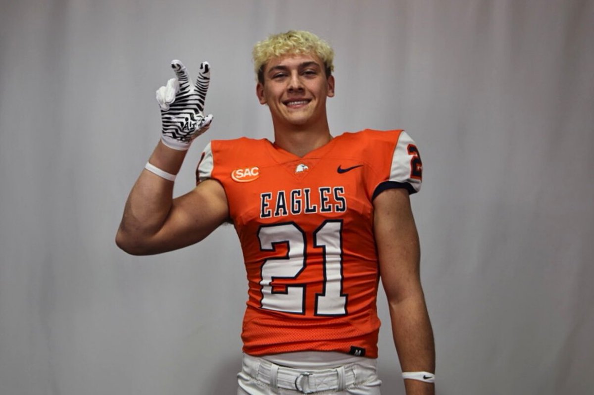 Go Eagles 🦅 #Committed <a href="/cnfootball/">Carson-Newman Football</a> <a href="/EdgarWeiser/">Edgar Weiser</a> <a href="/CoachAIngram/">Ashley Ingram</a> <a href="/CoachChuckPete/">Chuck Petersen</a> <a href="/LovedayTodd/">Todd Loveday</a> <a href="/MattPenland14/">Matt Penland</a> <a href="/SmokyBearFball/">Sevier County Smoky Bears Football</a>