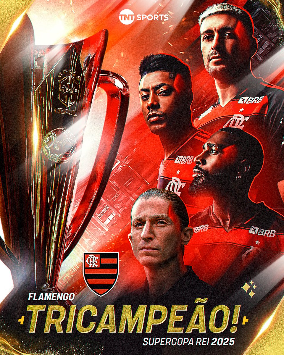 O FLAMENGO DE FILIPE LUÍS TÁ VICIADO EM SER CAMPEÃO! É SUPERCAMPEÃO! O TRI VEIO PRO CLUBE DE REGATAS DO FLAMENGO! QUE TARDE NO MANGUEIRÃO! DEU TUDO CERTO! O PRIMEIRO DE 2025 JÁ VEIO! 🏆🔴⚫🔥 #SupercopaRei2025