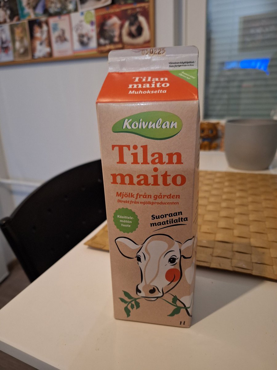 Nyt lähtee testiin. 😋👌
#koivulantilanmaito