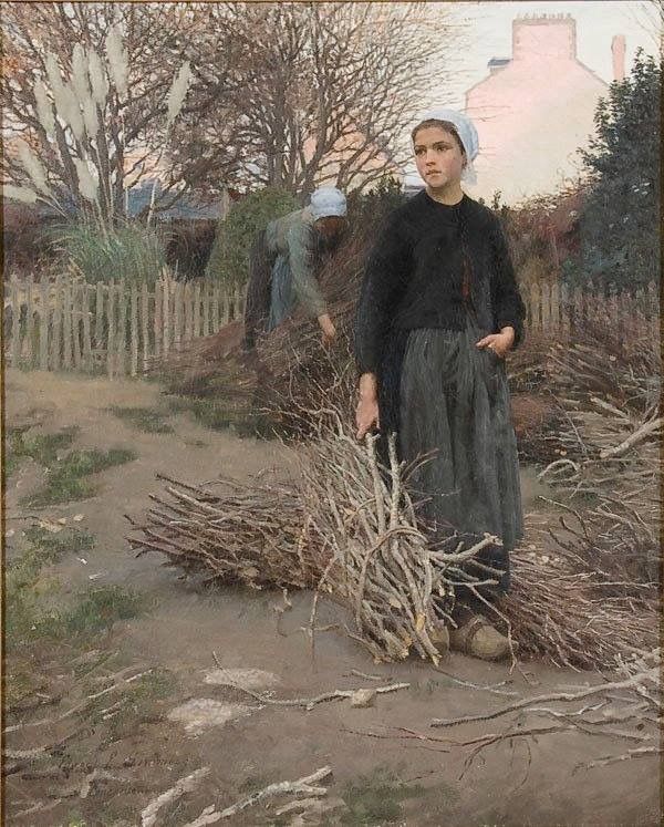 Gathering Wood by Edward Emerson Simmons