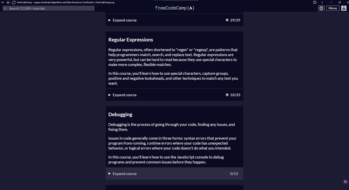 ekojoecovenant's tweet photo. Day 71:
Personal:
- Added the Components of the About-Me Page
FreeCodeCamp:
- Completed the Regex Sub-Topic
- Starting JavaScript Debugging
#100DaysofJavaScript https://t.co/EeUT2KOr2c