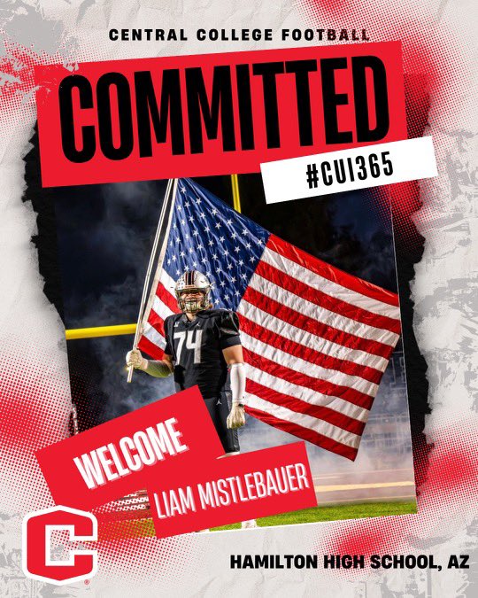 Liam Mistlebauer (@mistlebauerliam) on Twitter photo I am excited to announce my commitment to @CUI_Football. Thanks to all the coaches, friends, and family that helped me make my decision. Go Dutch‼️💯 <a href="/swoll1/">BIG TUCK</a> <a href="/CoachDixonDBs/">Travis Dixon</a> <a href="/Coach_TomJ/">Tom Jovanovski</a> <a href="/Husky_Football7/">HamiltonHuskyFootball</a> <a href="/mac4fb/">Jeff McMartin</a> <a href="/MChorowicz/">Mike Chorowicz</a>. I am excited to announce my commitment to @CUI_Football. Thanks to all the coaches, friends, and family that helped me make my decision. Go Dutch‼️💯 <a href="/swoll1/">BIG TUCK</a> <a href="/CoachDixonDBs/">Travis Dixon</a> <a href="/Coach_TomJ/">Tom Jovanovski</a> <a href="/Husky_Football7/">HamiltonHuskyFootball</a> <a href="/mac4fb/">Jeff McMartin</a> <a href="/MChorowicz/">Mike Chorowicz</a>.