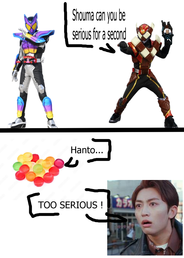 LokiOfDragon's tweet photo. I had a vision

#kamenridergavv #chocogummy https://t.co/RcE1xlXLUX