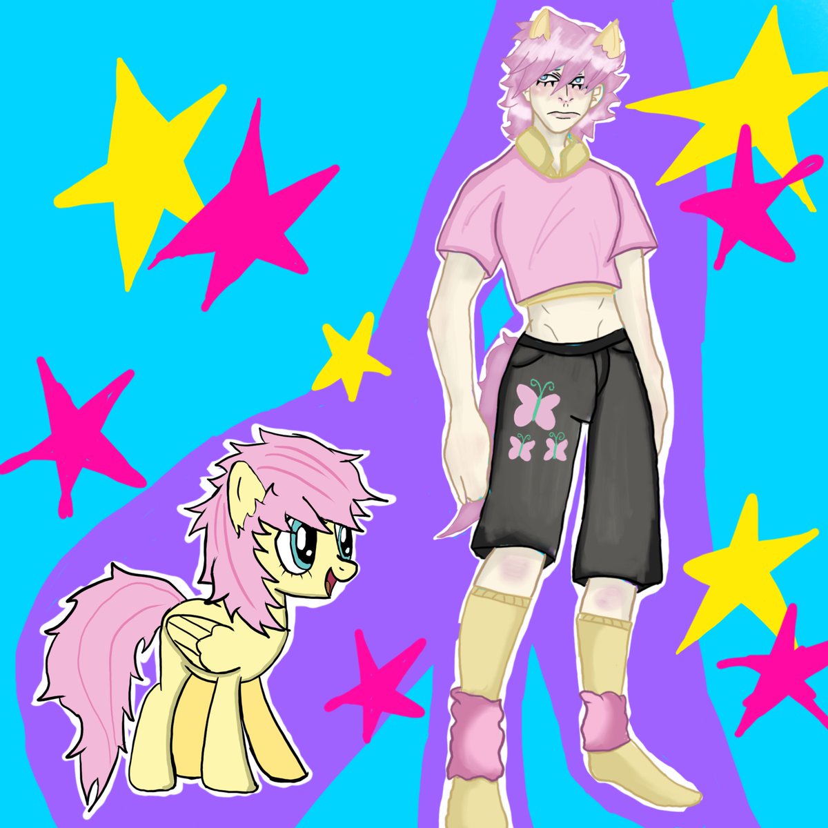 TravisMetric's tweet photo. Male Fluttershy :3 https://t.co/TULETZff5v