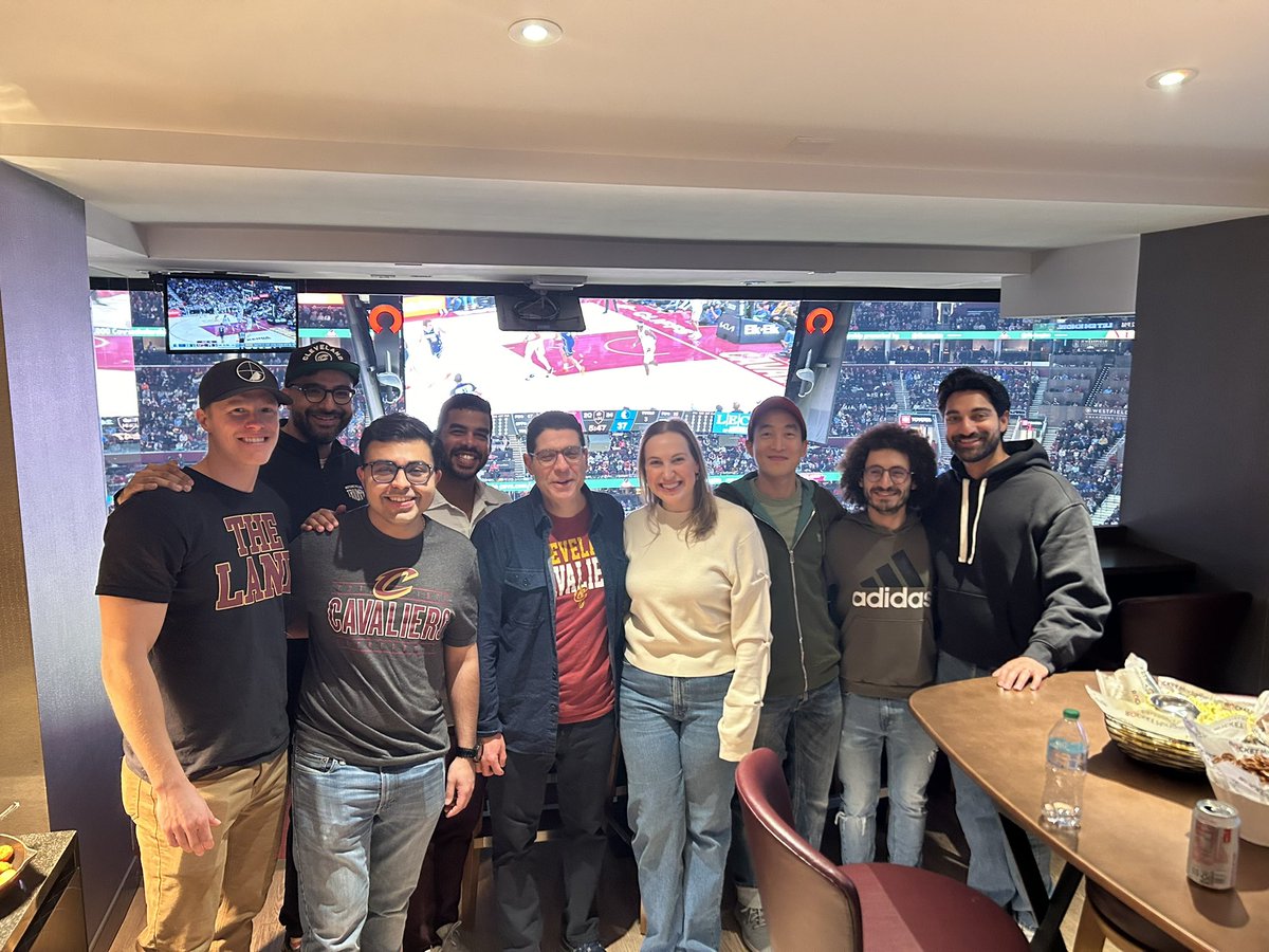 Live from the <a href="/cavs/">Cleveland Cavaliers</a> game🏀 #LetEmKnow <a href="/JPAchkarMD/">Jean-Paul Achkar</a> <a href="/MRegueiroMD/">Miguel Regueiro</a> <a href="/Chatterjee_MD/">Arjun Chatterjee</a> <a href="/HishamWehbeMD/">Hisham Wehbe</a> <a href="/tqaziMD/">Taha Qazi</a> <a href="/Natalie_Farha/">Natalie Farha</a> <a href="/AbdulAhmedMD/">Abdul Ahmed, MD</a> <a href="/akashkhurana_/">Akash Khurana, MD</a> <a href="/JP_Park_MD/">JP Park</a> <a href="/SFirkins_MD/">Stephen Firkins, MD</a>