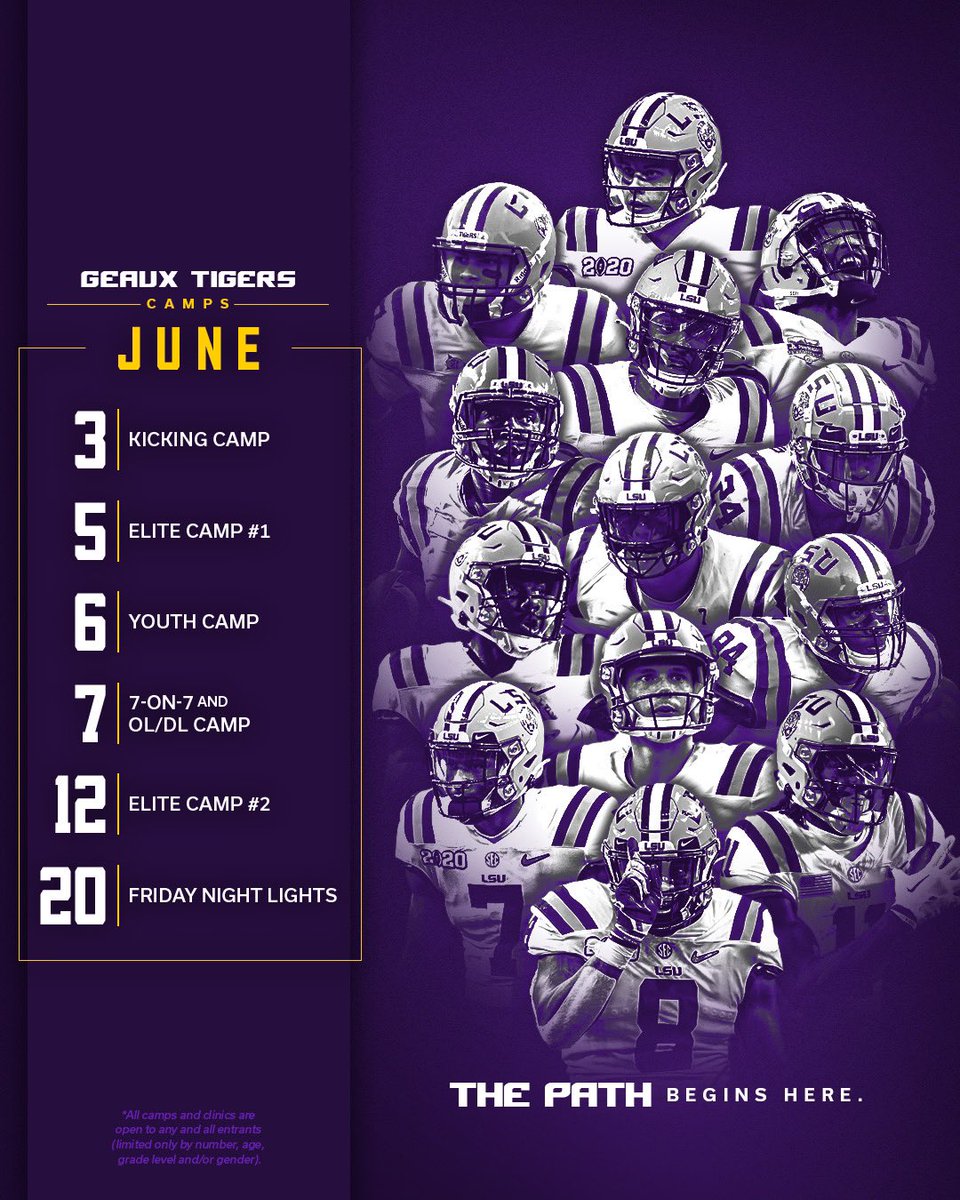 Come compete in Baton Rouge this summer! Registration is now open for our football camps. 

🔗 lsul.su/FBCamps25