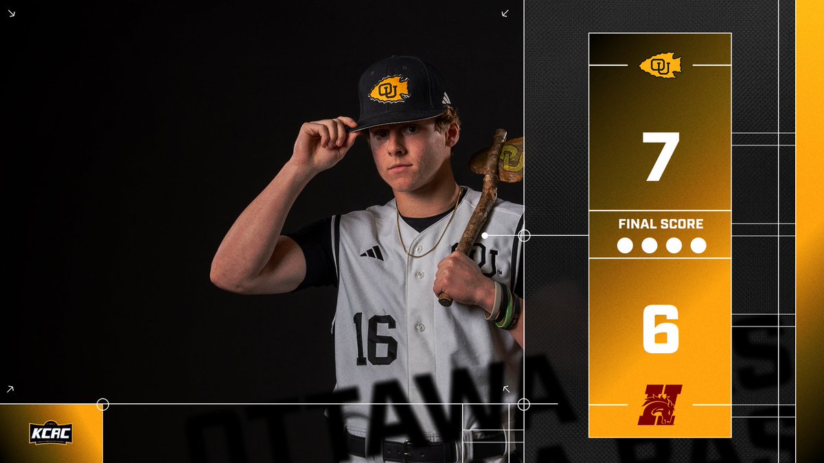 .<a href="/Ottawa_Baseball/">Ottawa Braves Baseball</a> takes game 2, 7-6 in 8 innings on a walk off single by Cole Broughton. Braves open 2025 4-0. OU returns to the diamond on Friday, Feb. 7 at Central Baptist College. #BraveNation #KCACscores