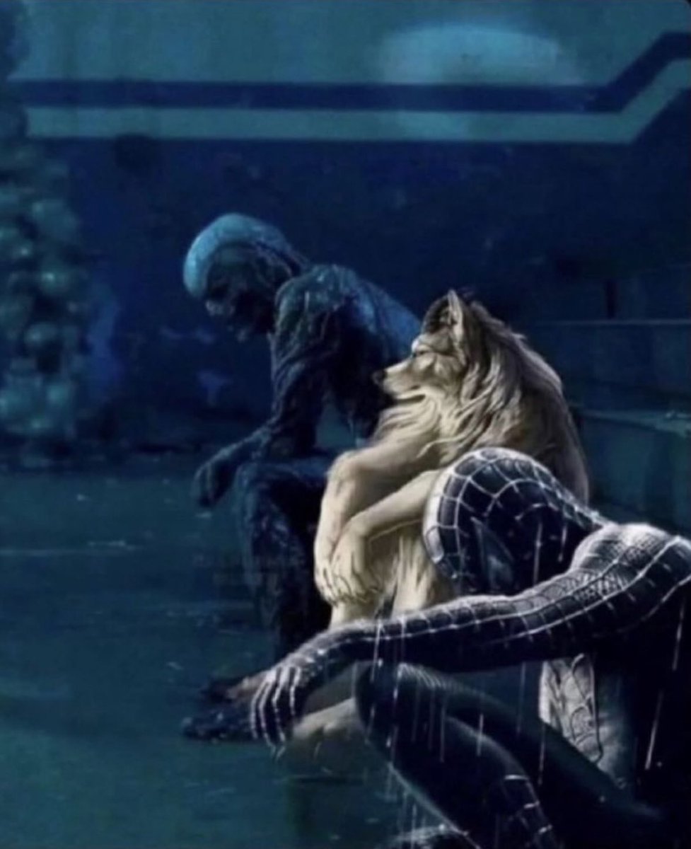 FYPlayers's tweet photo. how it feels to be pub when no one signs up for pubco during staff meeting 
(nicole = spider-man, hana = wolf, elle  = vecna if you care) https://t.co/TaZJxouuDS