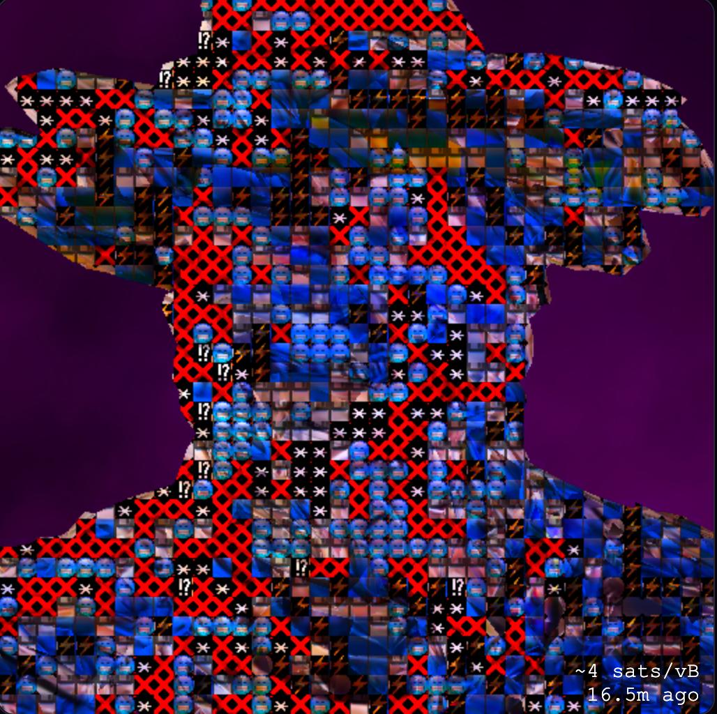 One of the most colorful I've seen is #86. "The Seeker" in Red, White &amp; Blue. <a href="/PoorTraitsArt/">PoorTraits</a>