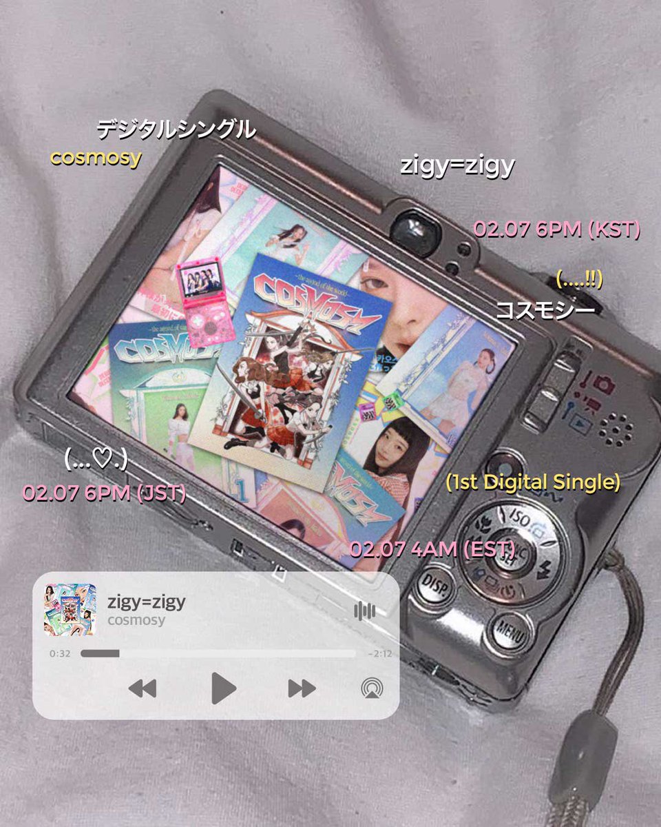 cosmosy_x's tweet photo. cosmosy 1st Digital Single 'zigy=zigy’  Release 

2025.02.07 6PM (JST)
2025.02.07 6PM (KST)
2025.02.07 4AM (EST)

#cosmosy #コスモシー #코스모시 #zigyzigy https://t.co/ANADdtM39T