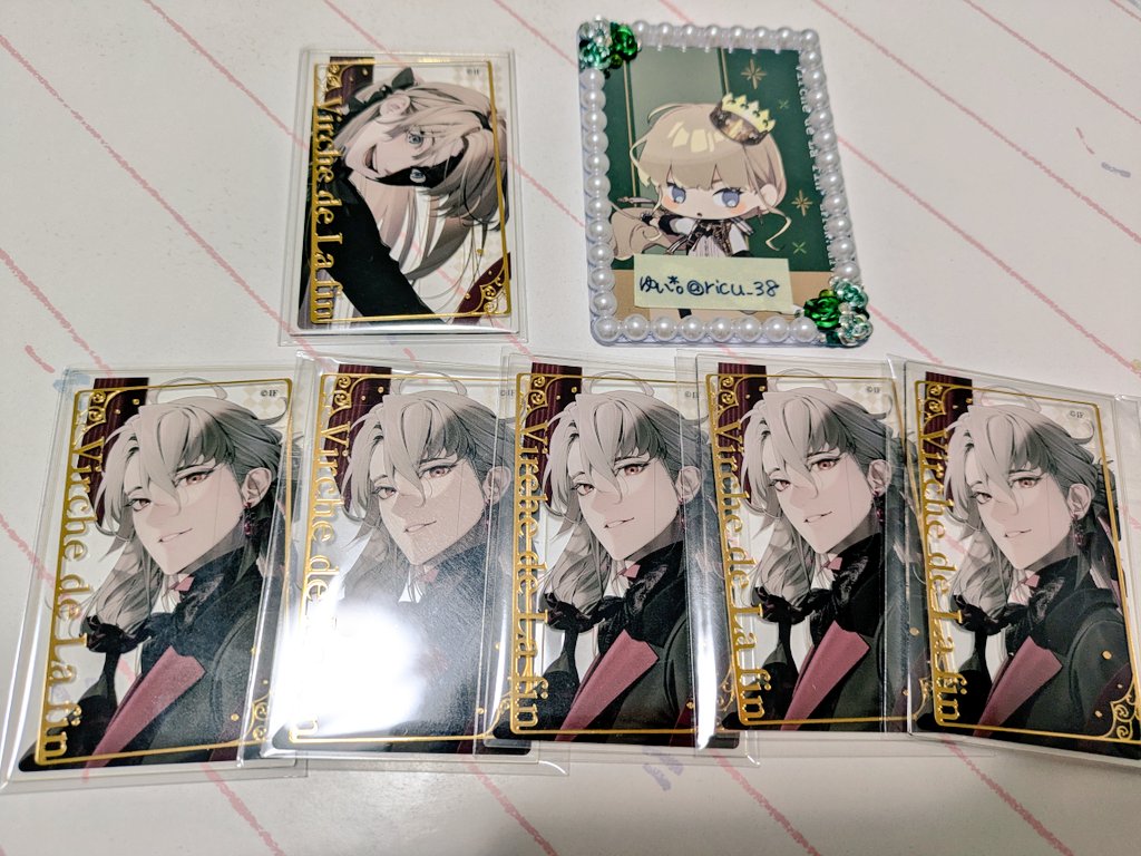 ricu_38's tweet image. 【交換】終ヴィル/VD/アクカ

譲：イヴ①、アンクゥ⑤
求：リュカ
リュカは買取もしています。

2/9池袋.22オトファン物販→池袋手渡し優先ですが、郵送も可能です。
よろしくお願いいたします✧