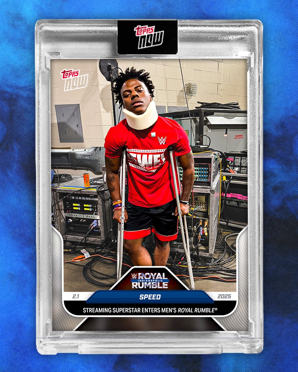 Topps's tweet image. We had to do it. 🤣🩼 @ishowspeedsui