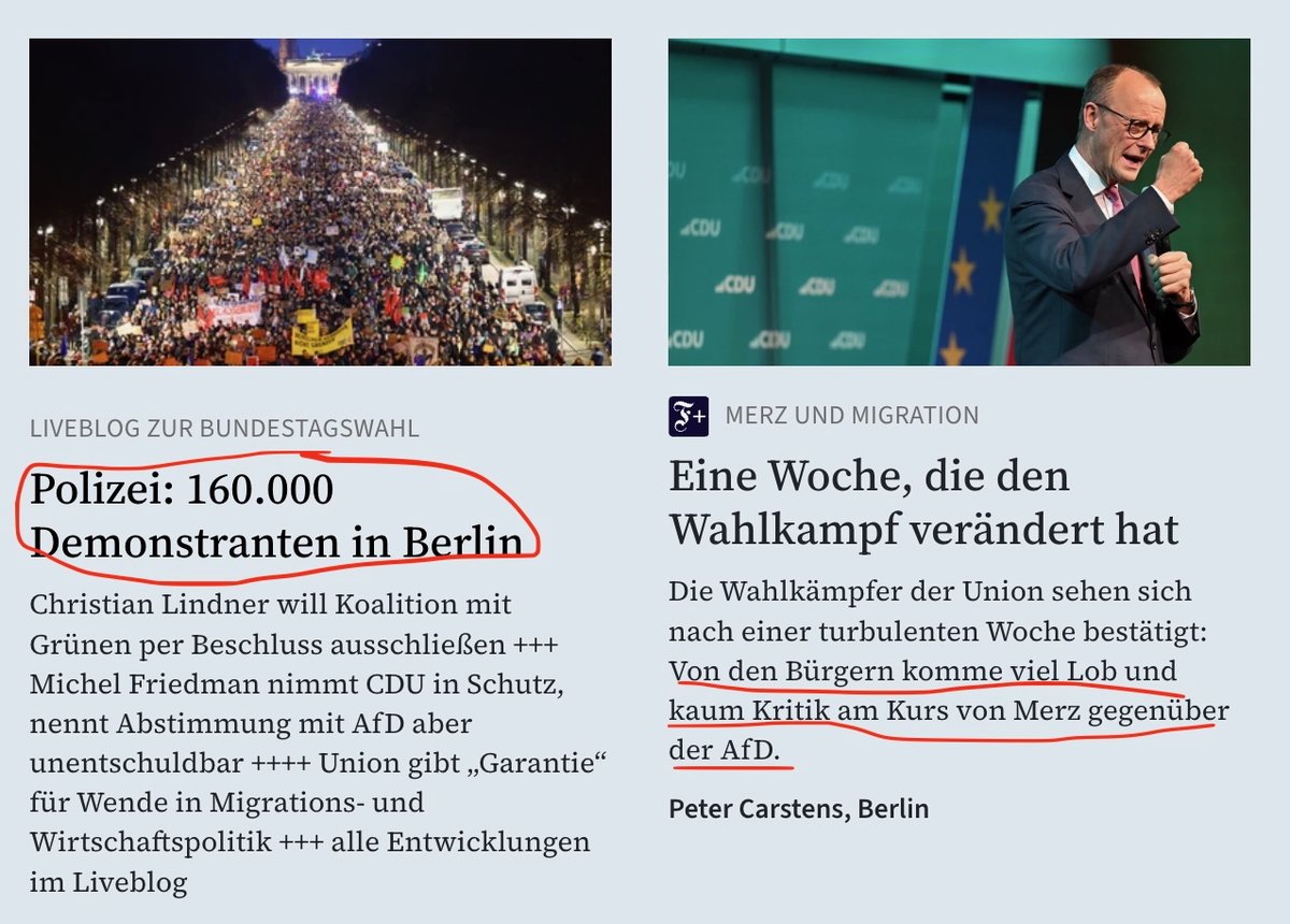 AntifaMaria's tweet photo. Doch, ja, ich finde es sehr lustig, dass das bei @faznet direkt nebeneinander steht. 🤭

#b0202 https://t.co/ivZFlU122y