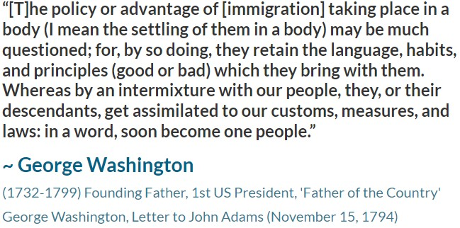 427windsorman's tweet photo. This is how we need to handle all immigration into the USA, legal and illegal:

1) End all forms of welfare for any immigrants, legal or otherwise. No financial aid, no medical benefits, no assistance of any type.

2) Enact a 10% federal income tax on all non-citizens living in our country. If they earn their citizenship through legal means, they would no longer be subject to that income tax. All excess funds over what is required to fund the limited government would go to paying off the federal debt. Once that debt is paid off, all surplus funds would be evenly distributed to all American Citizens at the end of each year.

3) Charge a minimum of $20,000.0 for a four year student visa, and $80,000.00 for a 4 year H1-B Visa. Taking spots in American schools and taking an American job is going to have a cost. Any company or school that is caught using H1-B or Student Visa's fraudulently will be fined $250,000.00 per incident. Use these funds to help defray the cost of public education (College / University, Apprenticeships, other Trade Schools, etc.). 

4) Any non-citizen taking part in protests against America, burning an American flag, or committing a crime against an American will result in deportation, and a permanent ban from America. If they were here on any type of Visa, it will be revoked and the school or company sponsoring them will be fined $250,000.00 per incident. They will never be eligible for citizenship ever again.

5) Enact a law forbidding all non-citizens, all foreign governments, and all foreign companies from purchasing / owning any land or any other real estate within the United States or Territories of the United States.

6) Require all legal immigrants to live within the United States for 14 years before allowing them to become a citizen. During this time they must earn their citizenship and prove they truly intend to become an American. This would also eliminate most green card scammers, green card divorces, and other fraud. If they marry an American or serve in the Military, that requirement is reduced to 8 years.

7) Require all immigrants, legal or illegal, to learn fluent English. In order to obtain citizenship they must prove they can speak, write, and understand English with 100% proficiency.

8) All immigrants must permanently renounce everything contrary to the spirit of the Constitution in order to be granted citizenship. They must take an oath to be loyal to our Constitution, and the principles upon which our Republic was established, before being granted citizenship.