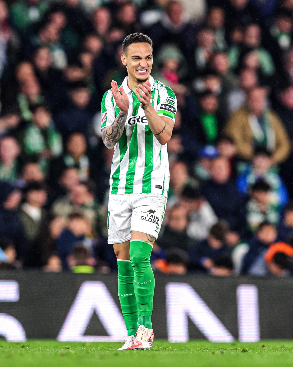 Antony ganhou o prêmio de melhor em campo na estreia pelo Real Betis, contra o Athletic Bilbao.