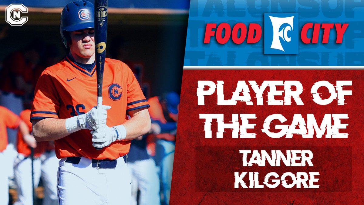 Food City Player of the Game honors go to sophomore <a href="/TannerKilgore2/">Tanner Kilgore</a> after driving in the go-ahead run in Carson-Newman's series finale victory over King yesterday afternoon

Don't get distracted by how 🔥 those "Mossy" hats are

📹 youtu.be/u3e6QBogzFw

<a href="/CNBaseball/">Carson-Newman Baseball</a> x #TalonsUp