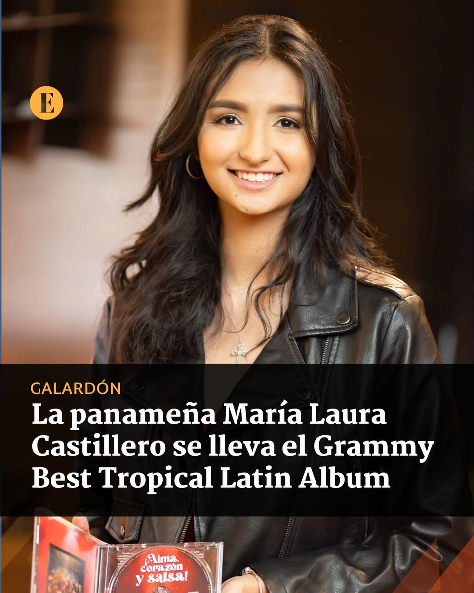 La panameña María Laura Castillero se llevó el Grammy en la categoría Best Tropical Latin Album por su colaboración en la producción de Alma, corazón y salsa, del maestro Tony Succar.