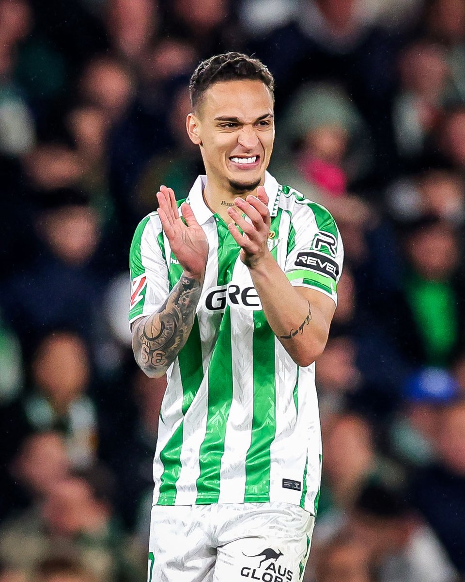 Antony made his Real Betis debut in their 2-2 draw vs. Athletic Club and was named La Liga Match MVP 🫡