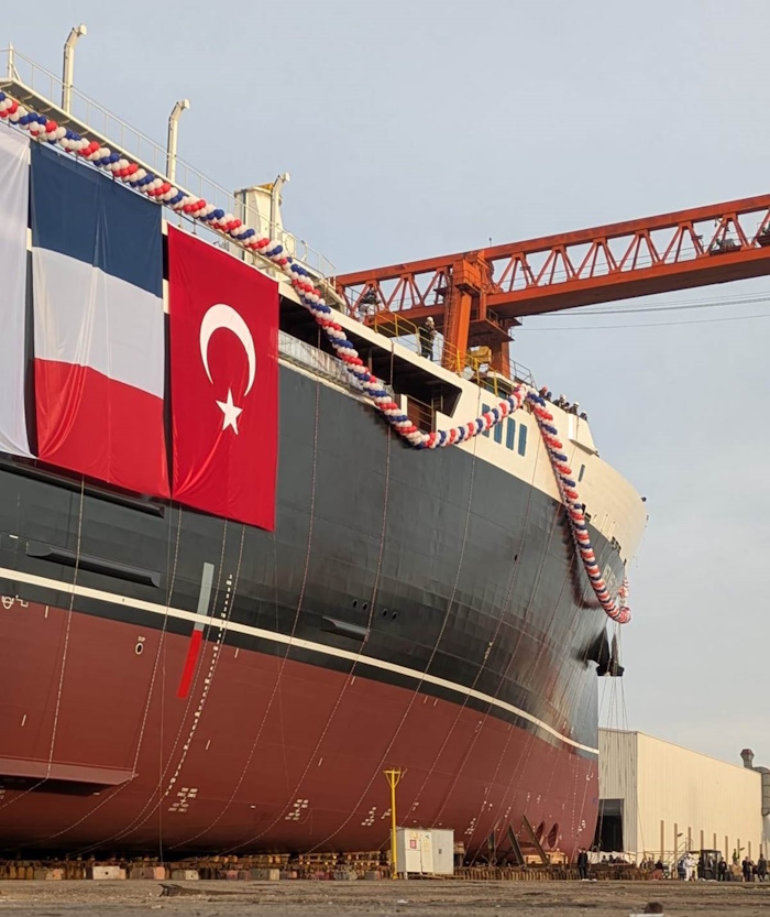 HELLENICSHIP's tweet image. World’s Largest Sail Cargo Ship Neoliner Origin hits the water in Turkey #emissions #emissionreduction #vessels 
hellenicshippingnews.com/worlds-largest…
