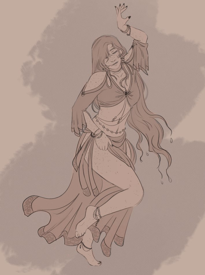 when sionnach of yoits is chosen for the role of the saint in a festival ceremony, the empty sky opens up to douse her dance in unexplained rain... featured art by <a href="/3xecutriX/">TART</a>