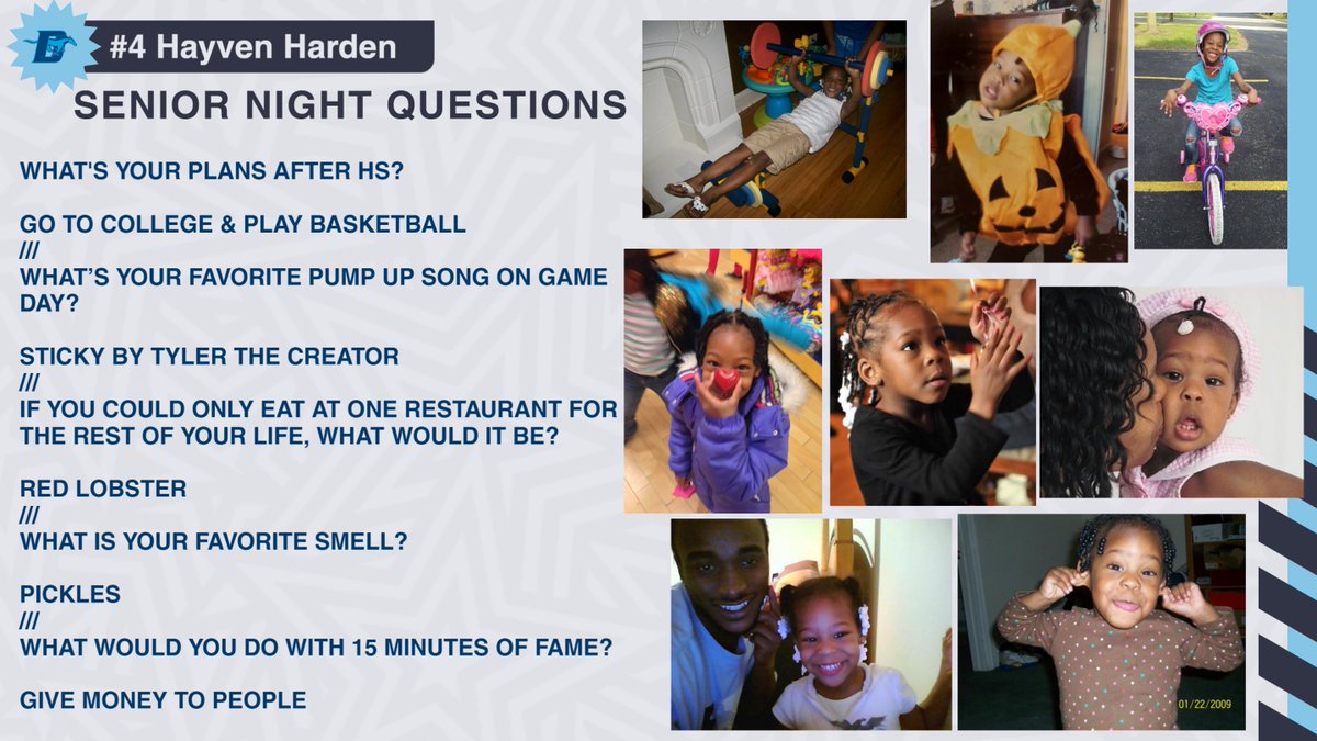 This Tuesday, 2/4, is our SENIOR NIGHT! We have 4 amazing seniors to celebrate! Get to know the first two...
#1 Kam Gillespie
#4 Hayven Harden