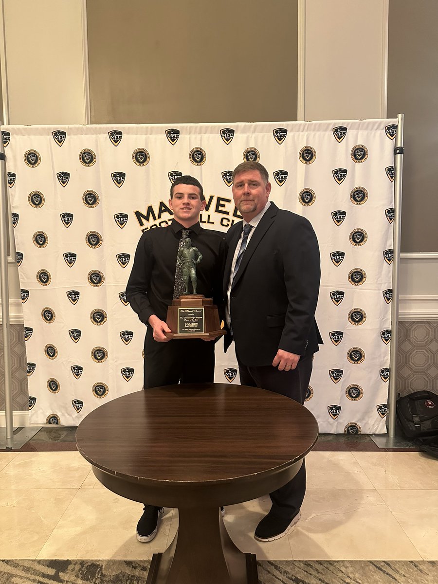 Congratulations <a href="/tykline0915/">Ty Kline</a> for winning the mini Maxwell award