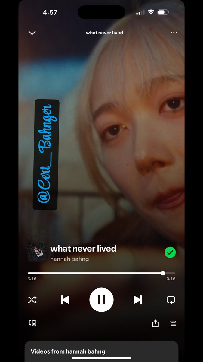 Cert_Bahnger's tweet photo. #StreamWNL #whatneverlived #hannahbahng https://t.co/XffKFoofvQ