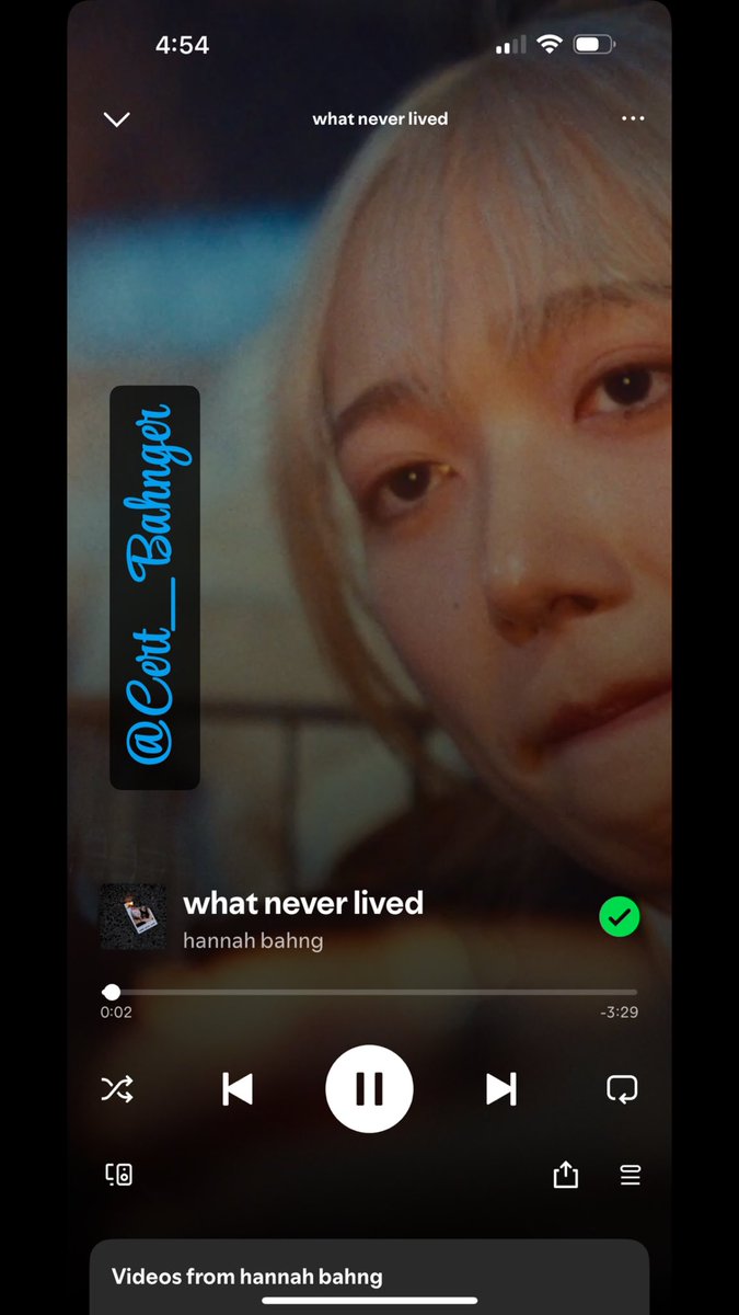 Cert_Bahnger's tweet photo. #StreamWNL #whatneverlived #hannahbahng https://t.co/XffKFoofvQ