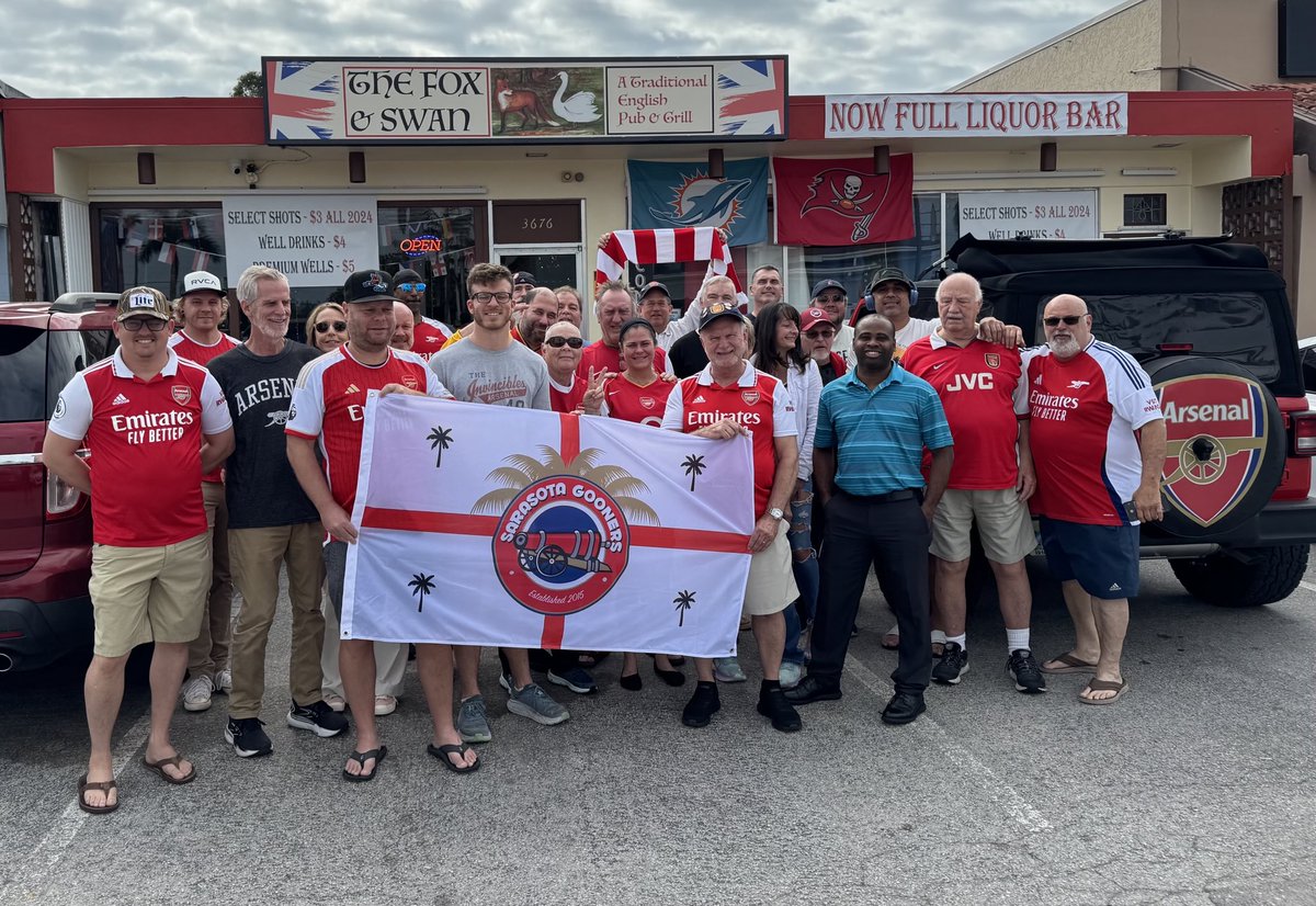 Nice happy crew today with the ⁦<a href="/sarasotagooners/">Sarasota Gooners</a>⁩ as we made City Humble