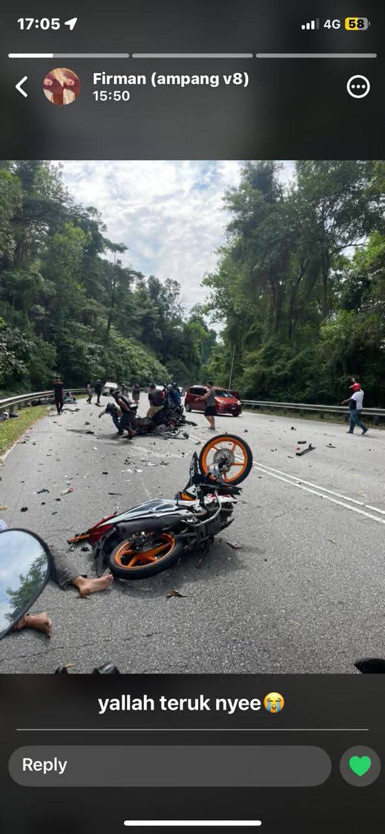 Innalilahiwainailahirojiun salam takziah buat semua keluarga yg terlibat, mohon kerajaan memikir sesuatu dgn kadar segera  jalan sekitar menara tinjau Jln HL ampang terlalu kerap berlaku kemalangan, yg sedihnya kemalangan maut. <a href="/JKR_Hulu_Langat/">JKR Daerah Hulu Langat,Selangor</a> <a href="/AmirudinShari/">Amirudin Shari</a> <a href="/JohanAbdAziz/">Johan Abd Aziz</a>
