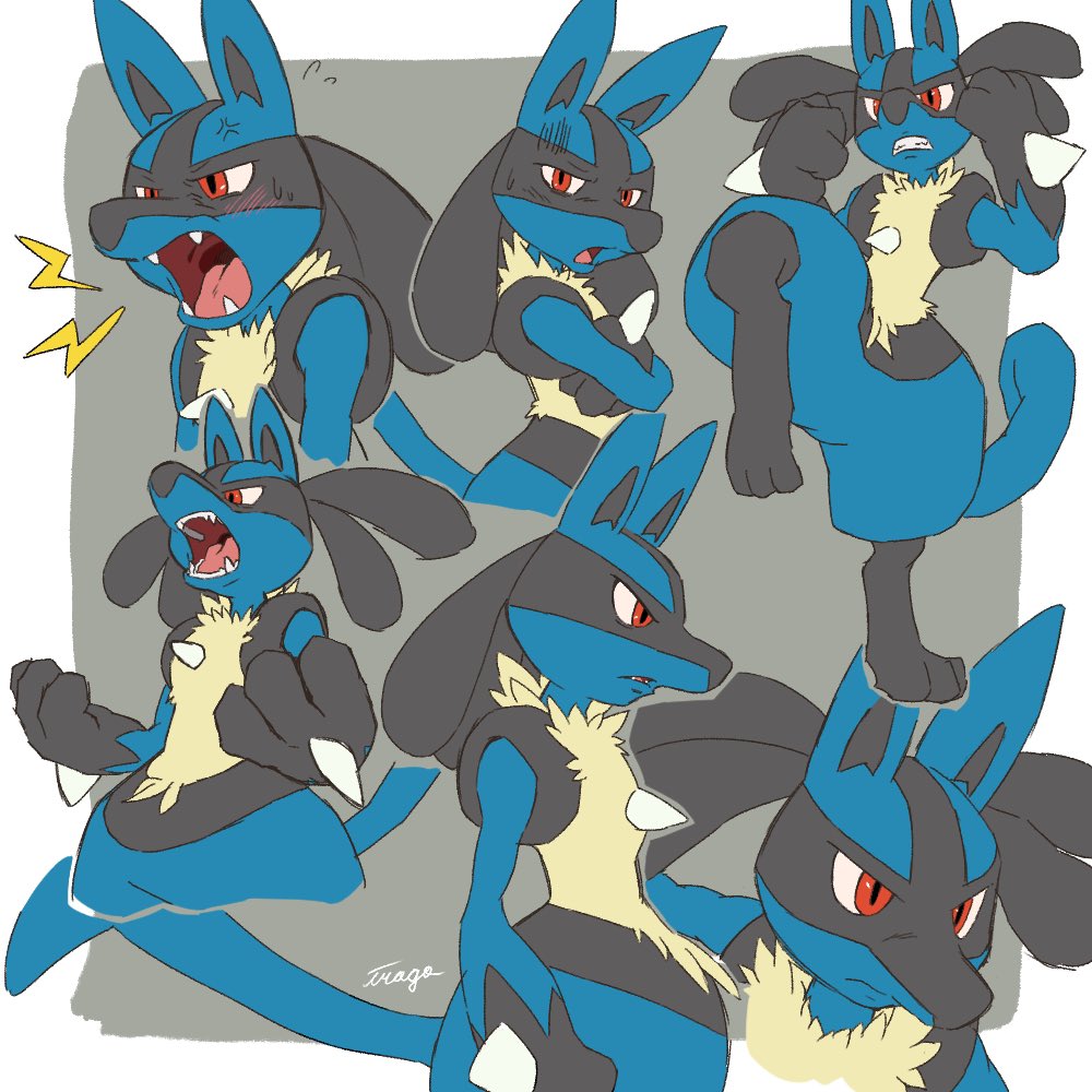 irago237's tweet photo. めっちゃ久しぶりに描いたのでとりあえずリハビリ✒️
By for now, I was drew picture of the Lucario.
Lucario's face is very expressive it's so I like it✨ https://t.co/iVkhv7AthE