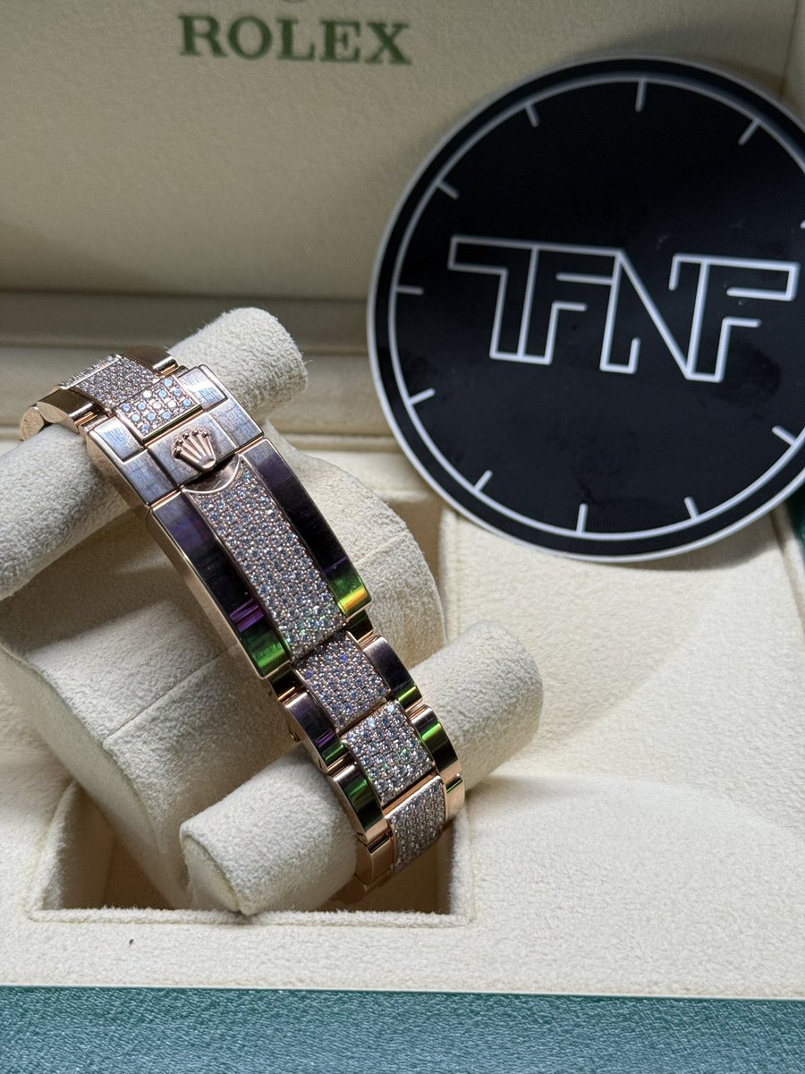 Rolex Daytona 116595RBOW 🌈 

Factory Full Pave Diamond Bracelet 💎 

Box &amp; Papers

$575,000

Wire / Crypto Accepted 

Random RT $1,000 Once Sold 😉