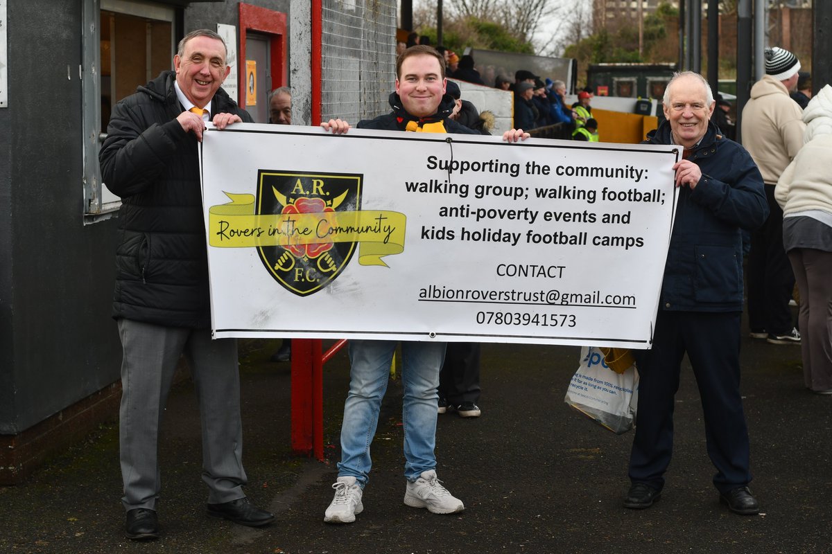 👏 Great work from our brilliant <a href="/ARFCCommunity/">Rovers in the Community</a> Trust for their free hot drink and biscuit initiative on Saturday. 

Also, a big well done to #ARFC fans Flynn MacGregor and Rhys Hawker for being mascots.

#ARFCOKAY 🇲🇰