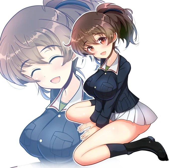 #見た人も無言でポニーテールを貼る 