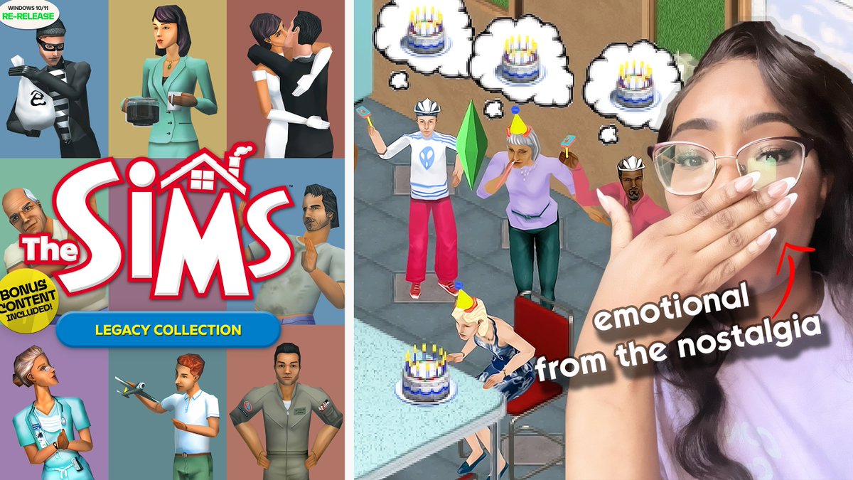 missmani09's tweet photo. 🚨New Video🚨
i'm not crying, you're crying🥺. 12 year old me is happy inside. 🤗 come check out the craziness with me !➡https://t.co/soUl703yNF
#thesims1 #thesims #thesims25 https://t.co/CFMmnABUcc