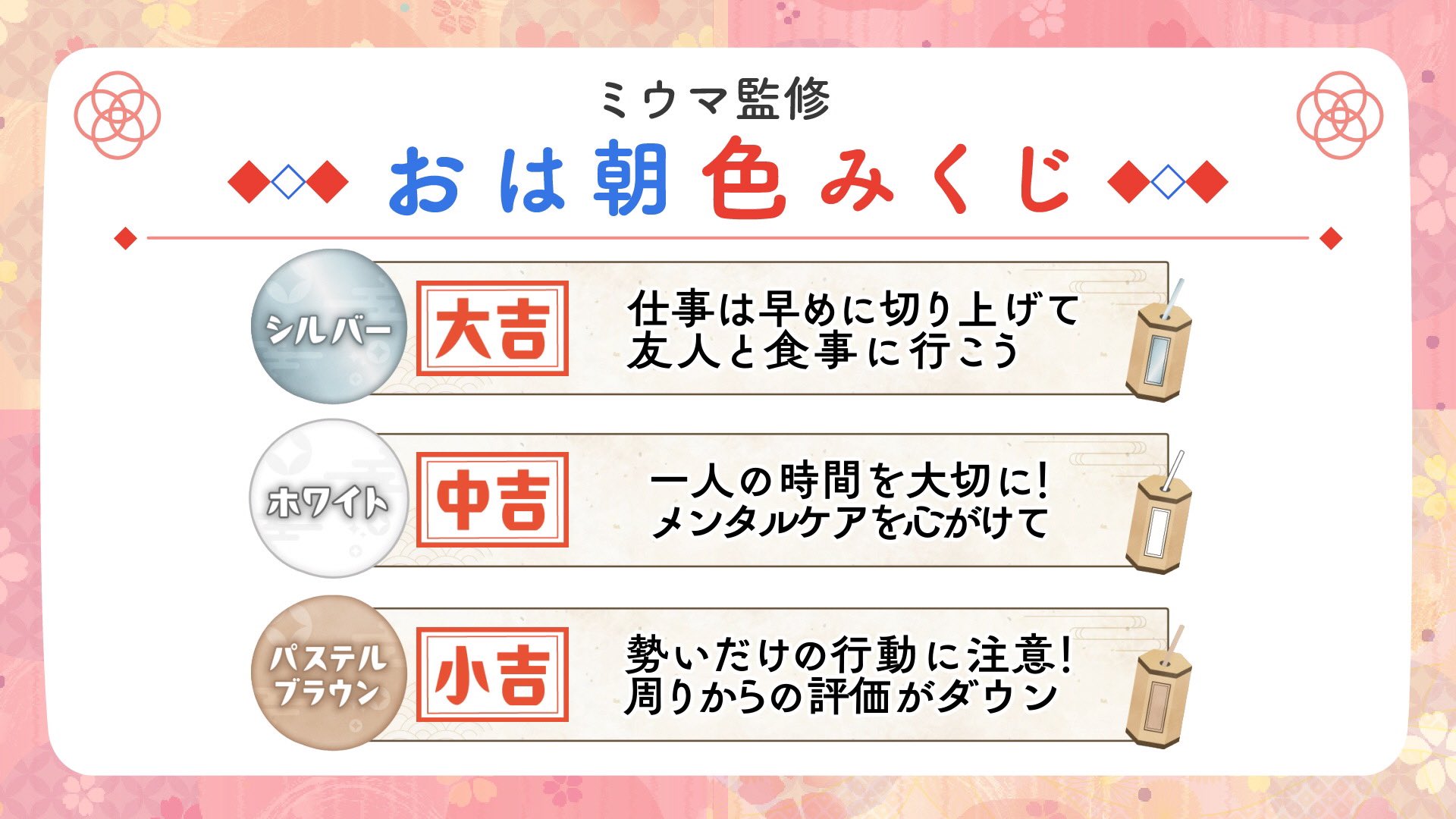 黒バスストア　おは朝占いおみくじ今吉セット 黒バスストア おは朝占いおみくじ今吉セット