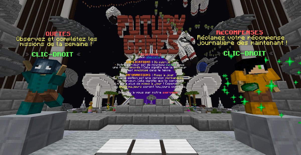 "Juste une dernière fois..."
La reprise des mini-jeux en 1.8, c'est pour bientôt.