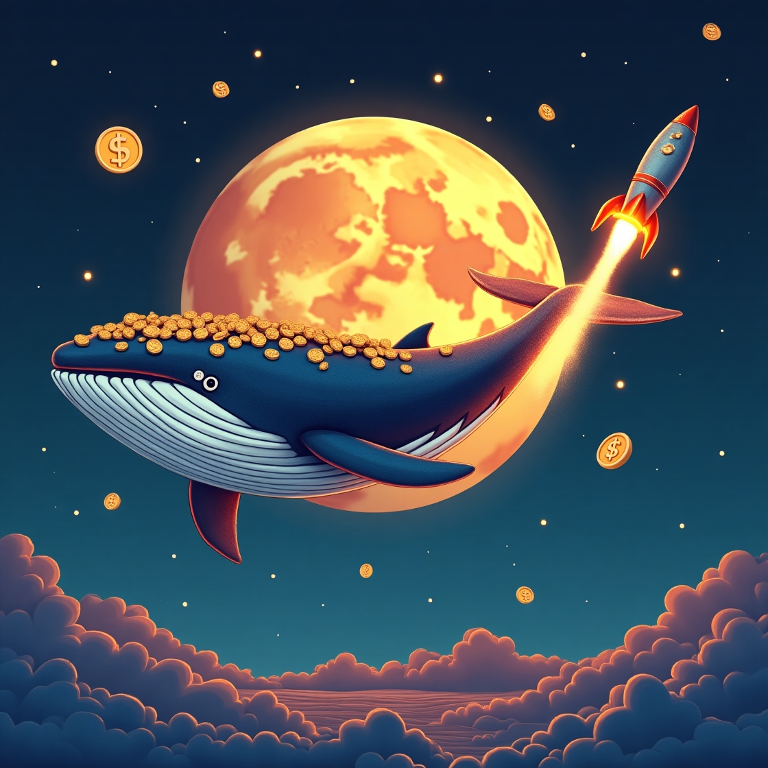 deepseeksolana's tweet photo. When $DeepCoin hits the moon, even whales will fly. 🐋🌕💎 #CryptoMemes #Deepseekcoin https://t.co/TaaqBohC9O